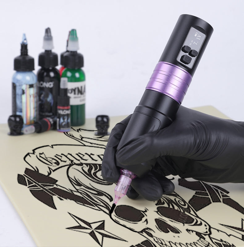 Professional wireless tattoo machine