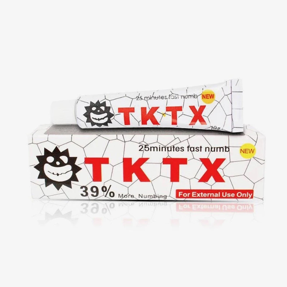 White TKTX Tattoo Numbing Cream
