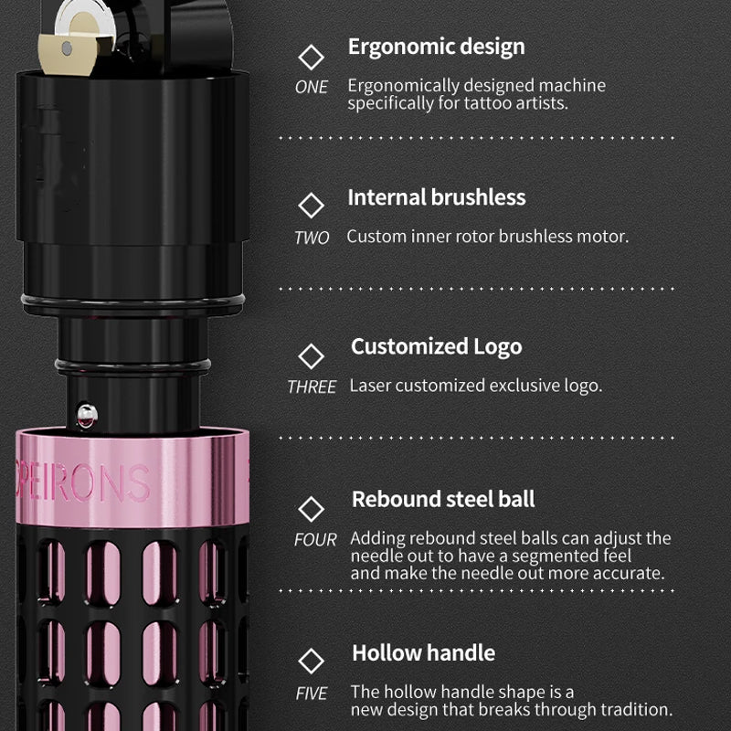 Hollow Irons Tattoo Pen Machine