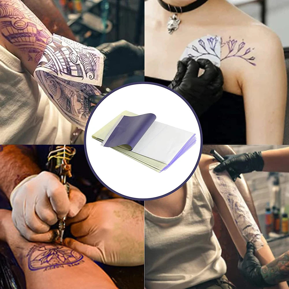 100pcs Tattoo Transfer Papers Tiger Tattoo Supply