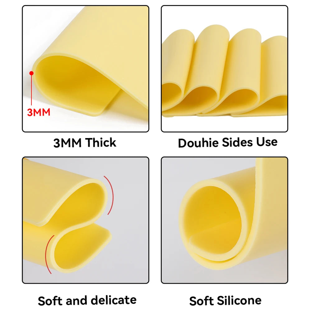 15*20*0.3cm Fake Skin Sheet Double Side Tiger Tattoo Supply
