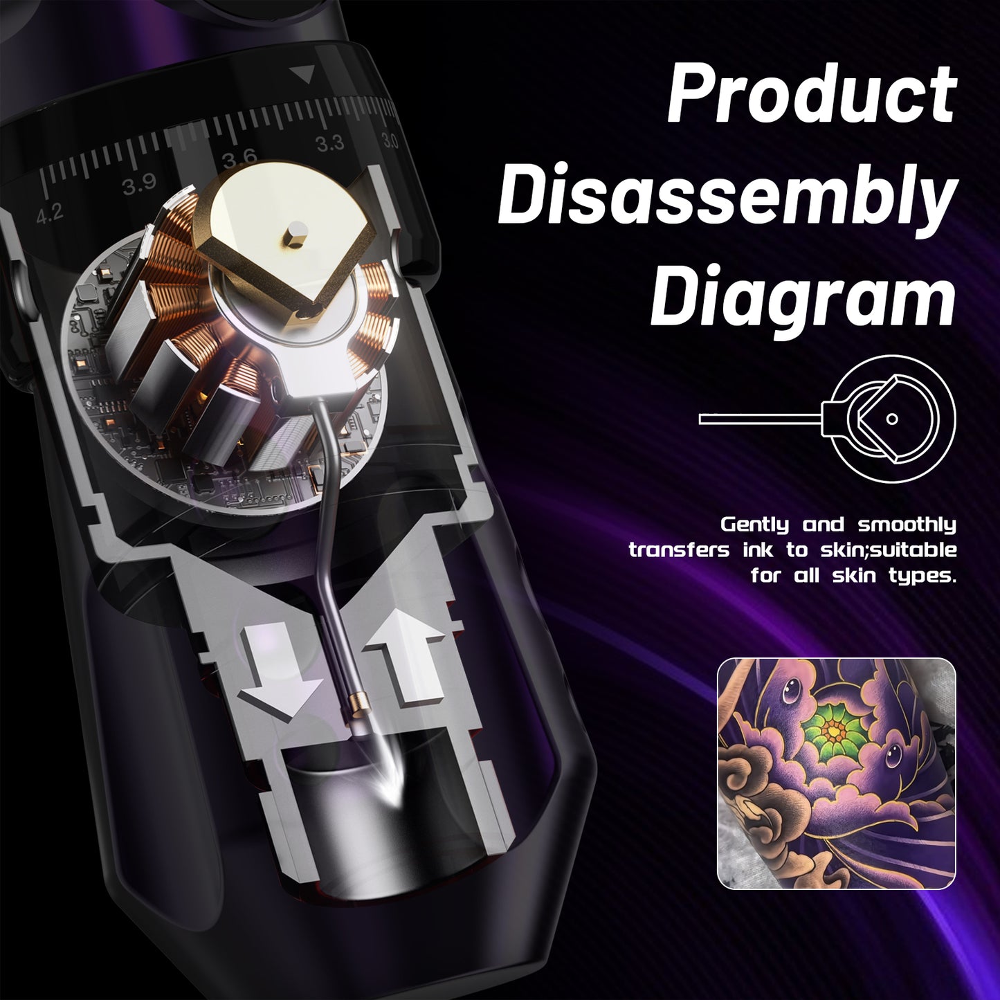 Premium Cordless Tattoo Machine Pen