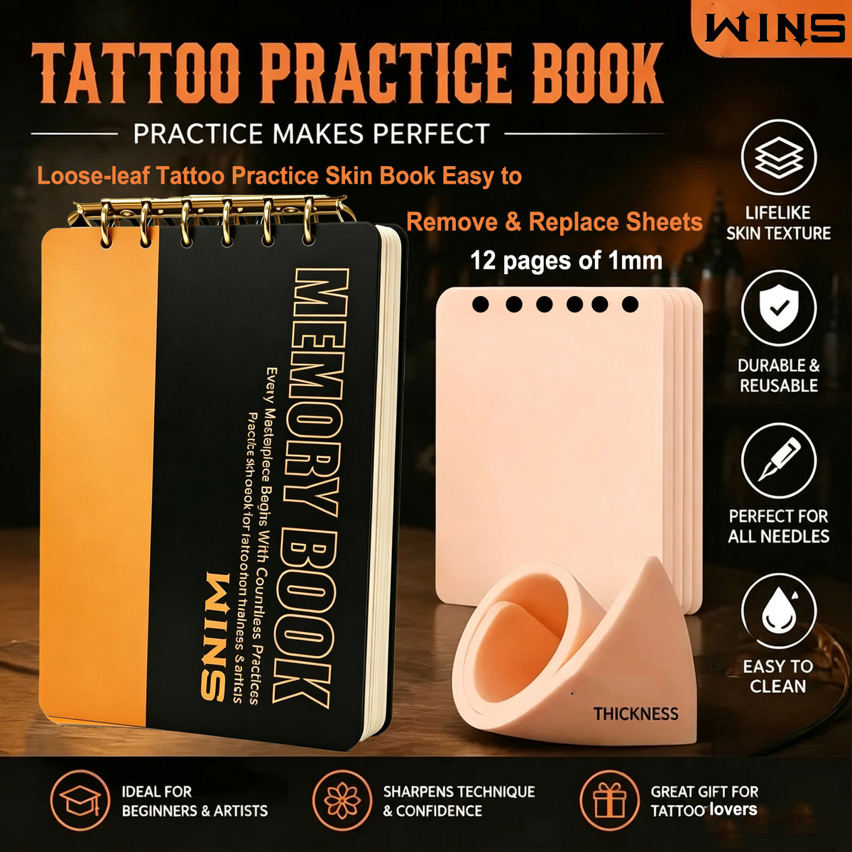 Tattoo Practice Book