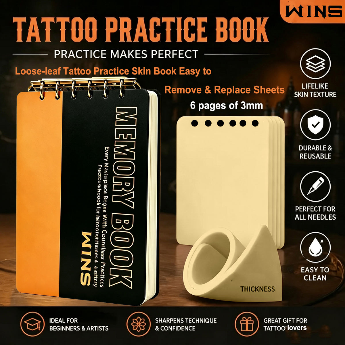 Tattoo Practice Book