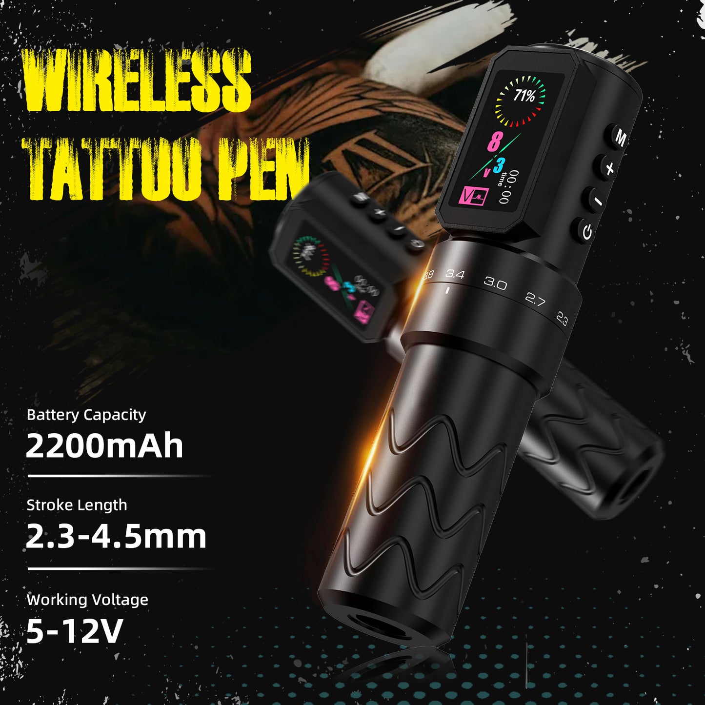 Pro Cordless Tattoo Pen h5 2200mAh