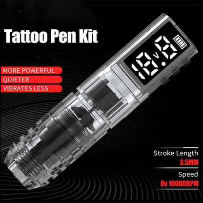 Wireless Tattoo Kit Adjustable Voltage Rotary Tattoo Pen Kit