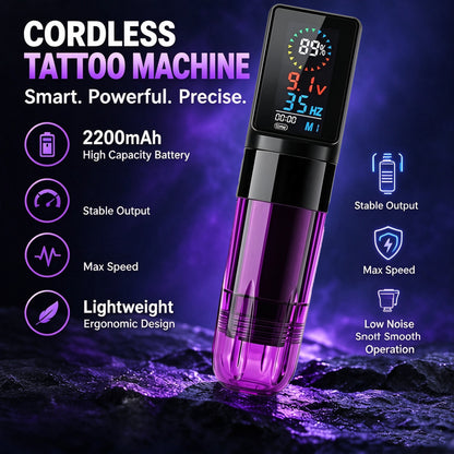 Wireless Tattoo Machine 2200mAh