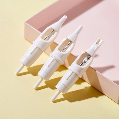 White Shark Round Shader Tattoo Cartridge 0.35mm