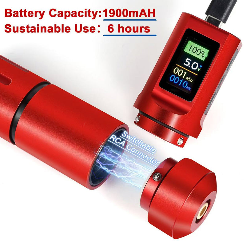 Brushless Motor Wireless Tattoo Pen