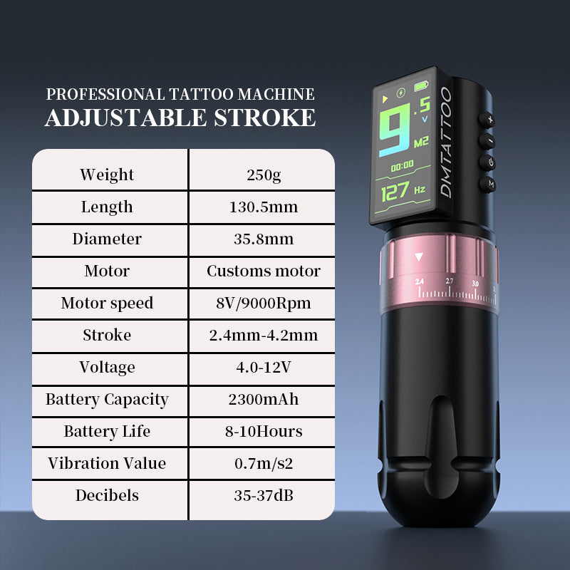 Adjustable Stroke Tattoo machine
