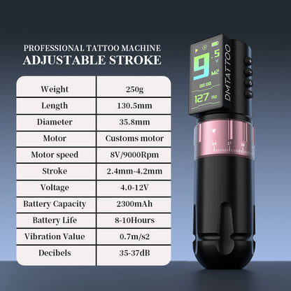Adjustable Stroke Tattoo machine