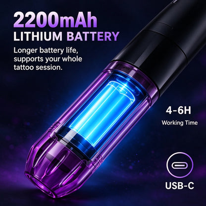Wireless Tattoo Machine 2200mAh