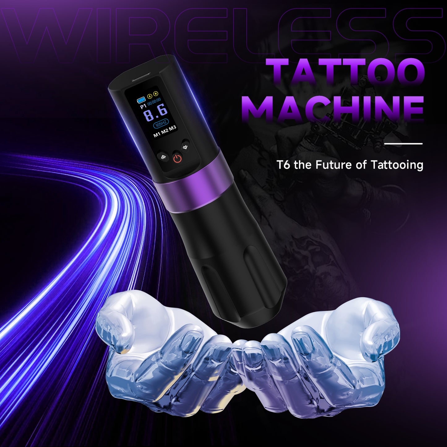 WINS 1500mAh Wireless Tattoo Pen