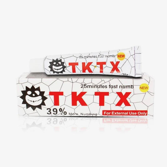 White TKTX Tattoo Numbing Cream