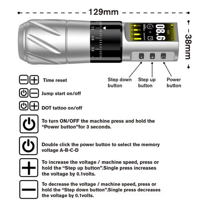 W3 Wireless Tattoo Pen