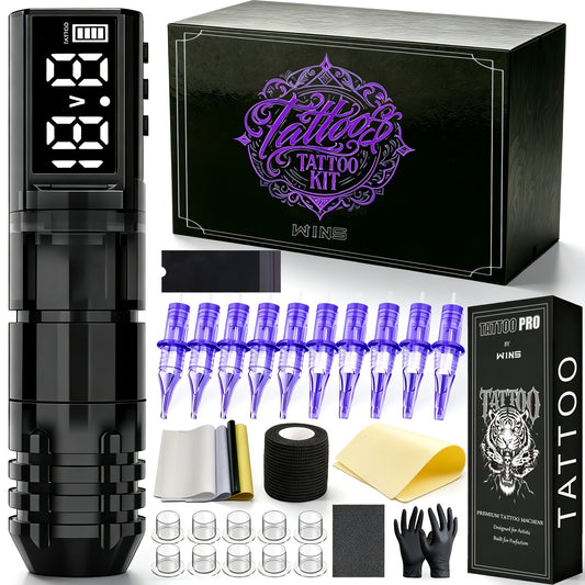Wireless Tattoo Kit Complete Tattoo Supplies For Home Practice