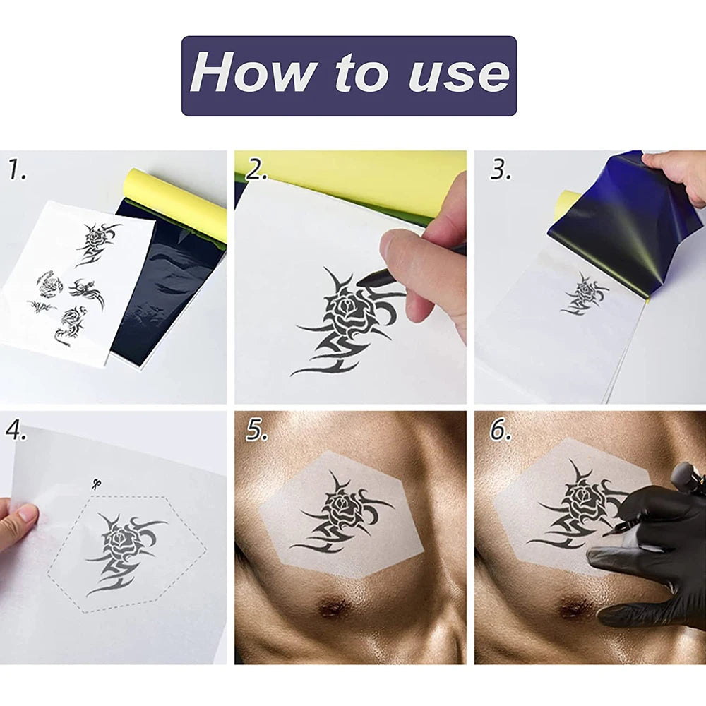 100pcs Tattoo Transfer Papers