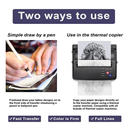 100pcs Tattoo Transfer Papers