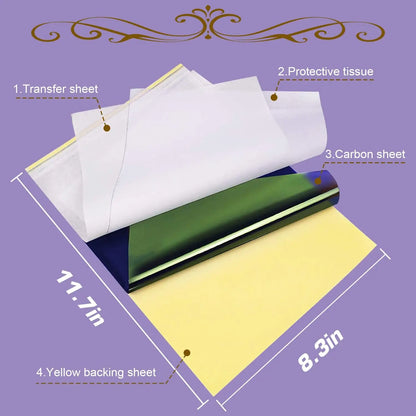 100pcs Tattoo Transfer Papers
