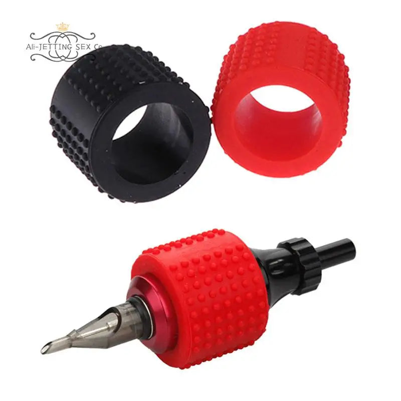 1pc Anti Slip Silicone Tattoo Grip Cover
