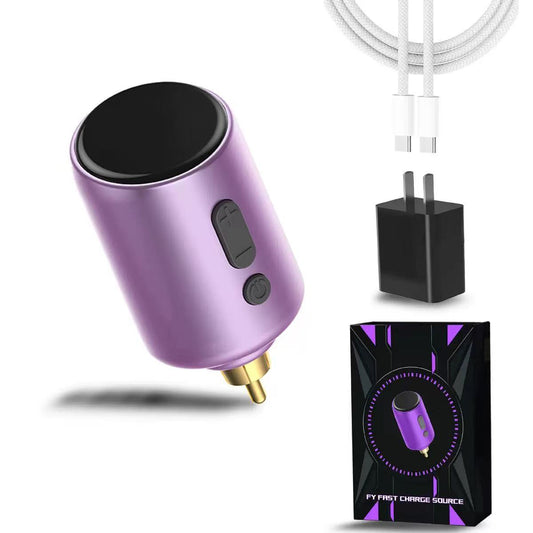 High-Capacity Wireless Tattoo Battery